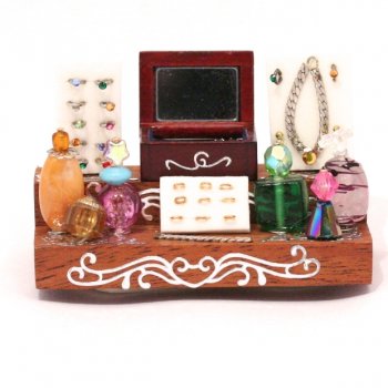 Jewelry and Perfume bottle tabletop display